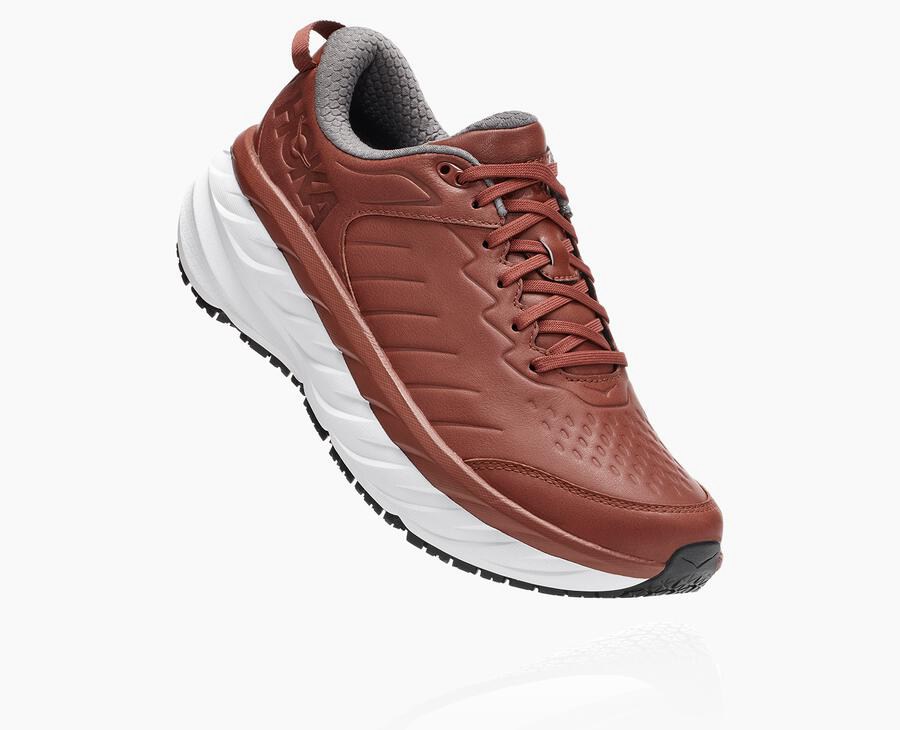 Hoka One One Tenisky Panske Hnede - Bondi Sr - 76083-DPVC